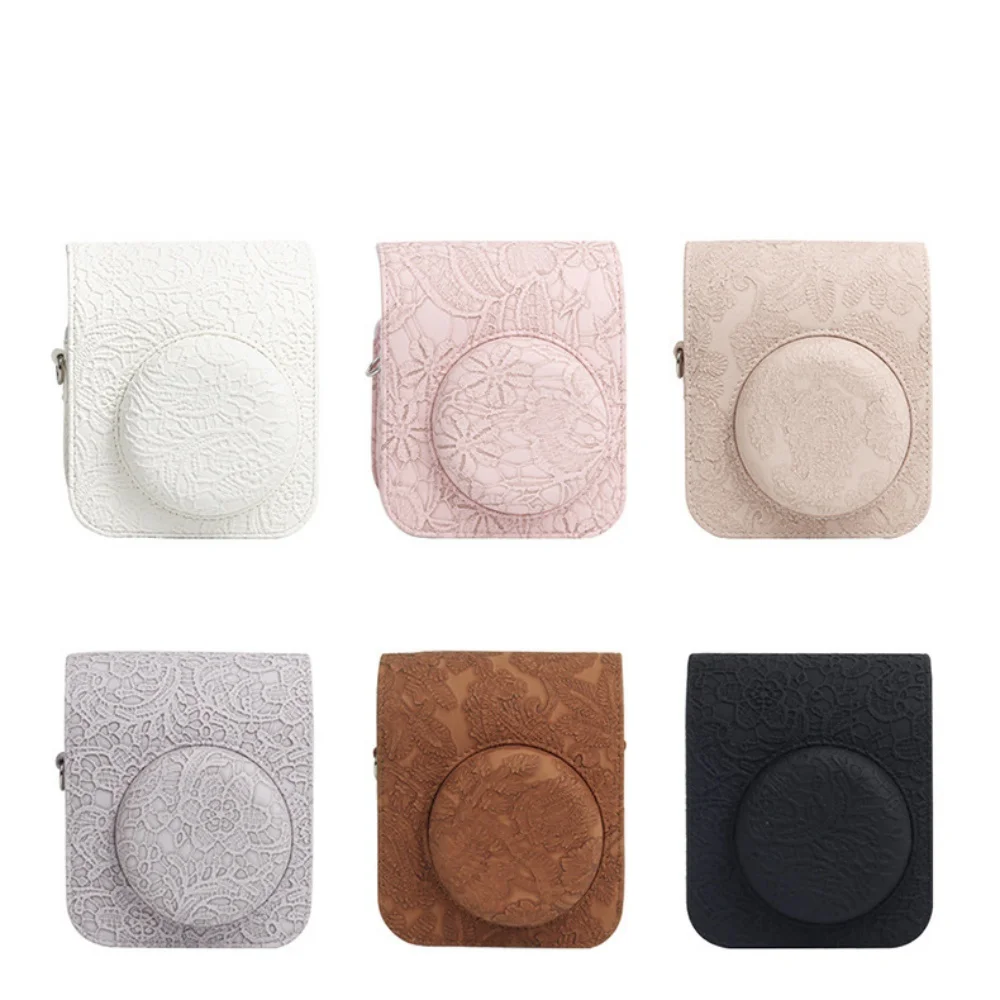 Camera Bag For Fujifilm Instax Mini 12 Instant Camera Accessories Travel Protective Camera Case Cover With Adjust Shoulder Strap