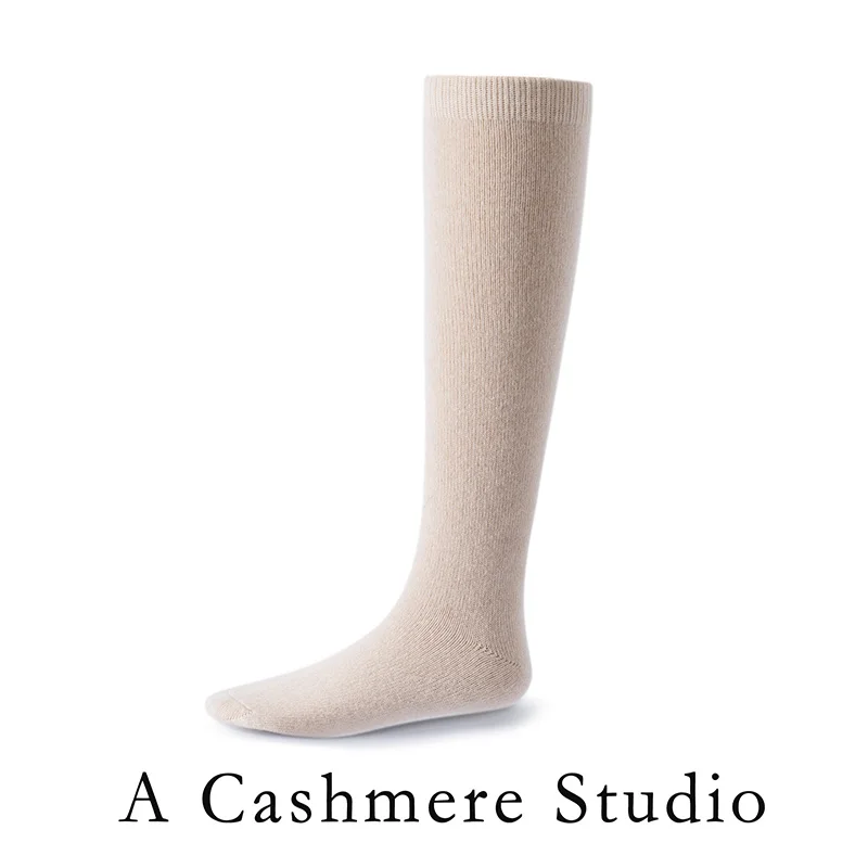 High Quality Pure Cashmere Socks women's Winter Warm Long Stockings Thick Thermal Breathable Thicken Casual Knee High Socks