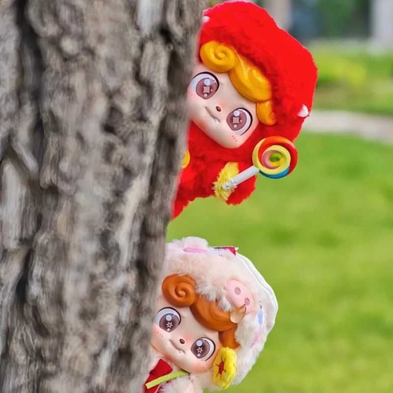 جديد Q.Kid x GGBond سوبر برو سلسلة صندوق أعمى Kawaii أفخم الفينيل الدمى عمل الشكل صندوق غامض قلادة المفاتيح هدية عيد ميلاد