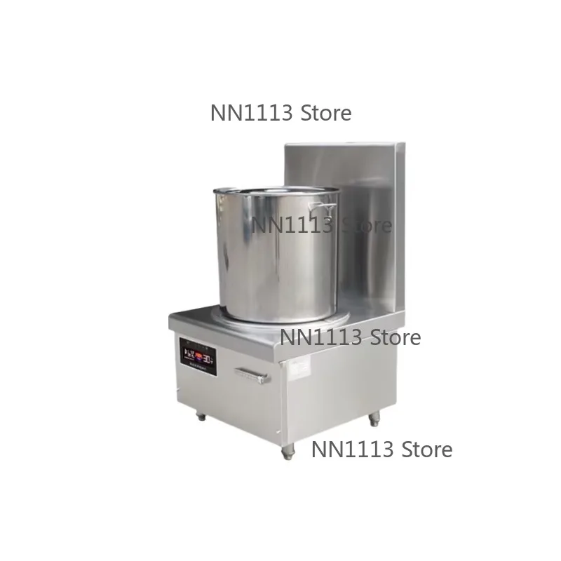 Hot-Selling High-Power Single-Burner Induction Cooker Stainless Steel Commercial Kitchen Electromagnetic Soup Stove Fixed