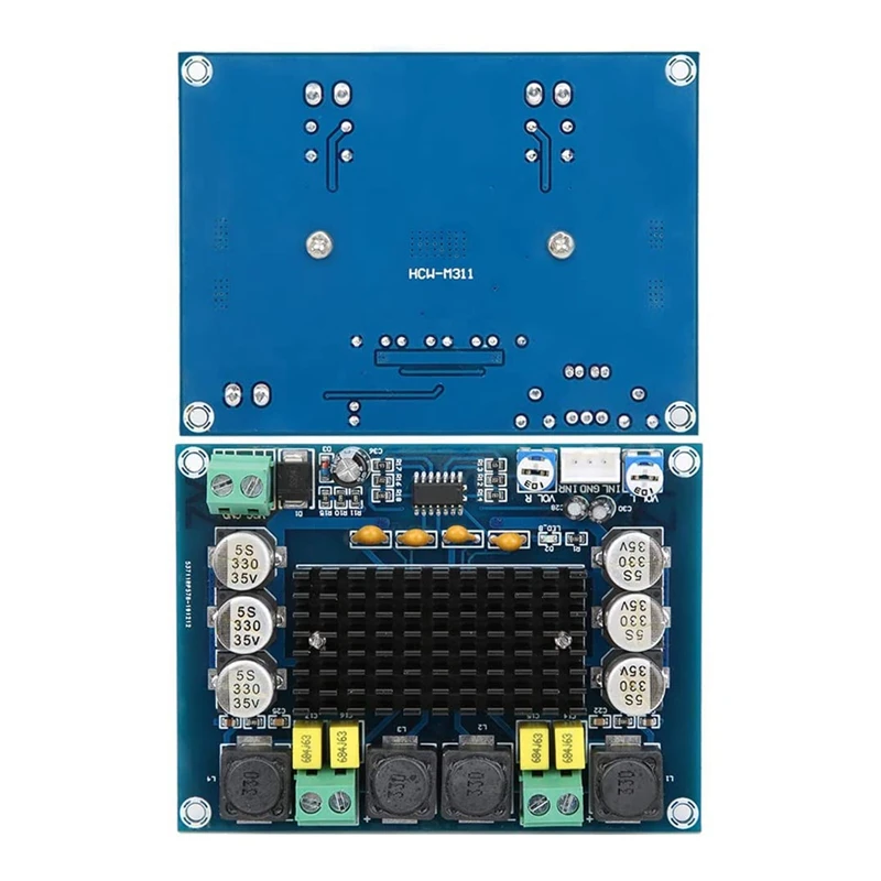 Плата цифрового усилителя XH‑ M543 2X120W, 2-канальный модуль стерео усилителя мощности