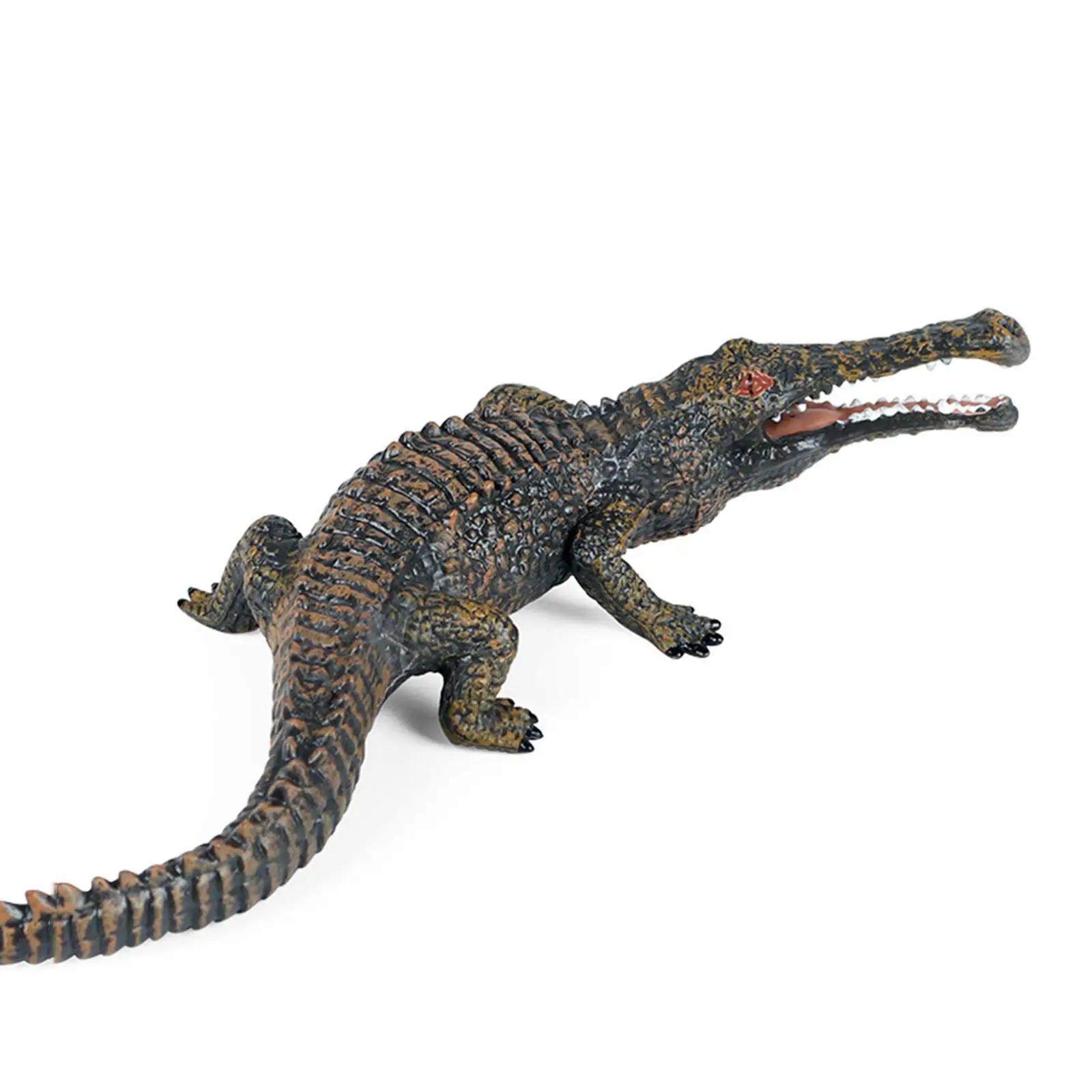 Figurines d'animaux crocodile réalistes, jouets en PVC, modèle d'alligator réaliste, ensemble de jeu pour enfants, décoration d'apprentissage précoce