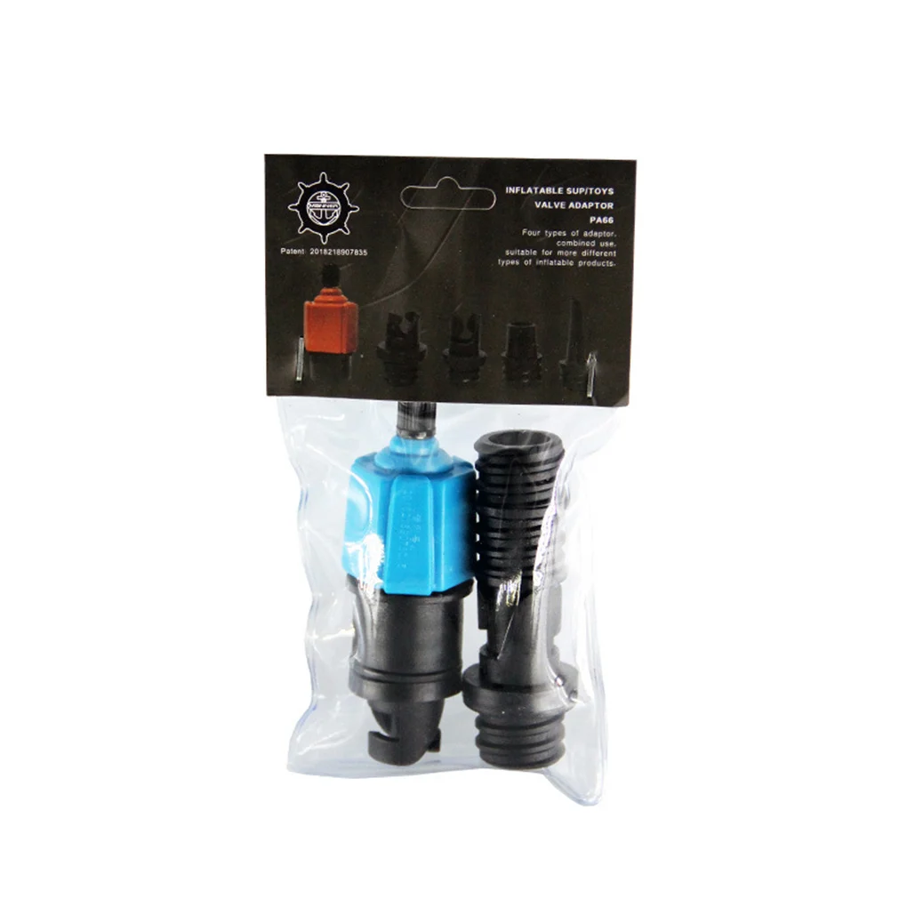 Adaptador de válvula de aire SUP, nailon resistente al calor, exquisitos adaptadores de bomba, convertidor de válvulas ligeras, canoa de agua para barco