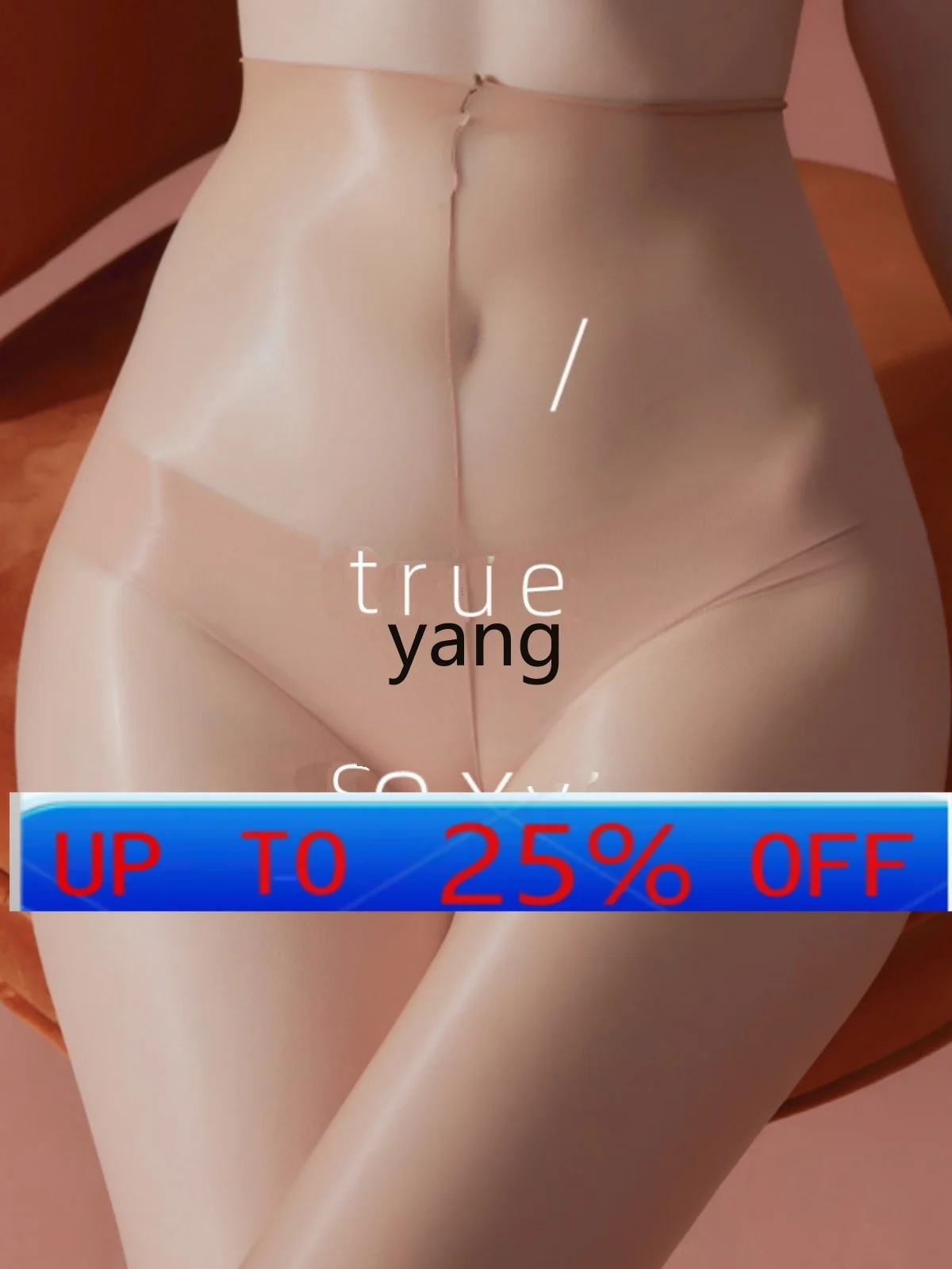 LMM1D ultra-thin waist-free Aurora oily stockings 640-pin high-density seamless one-line crotch pantyhose summer