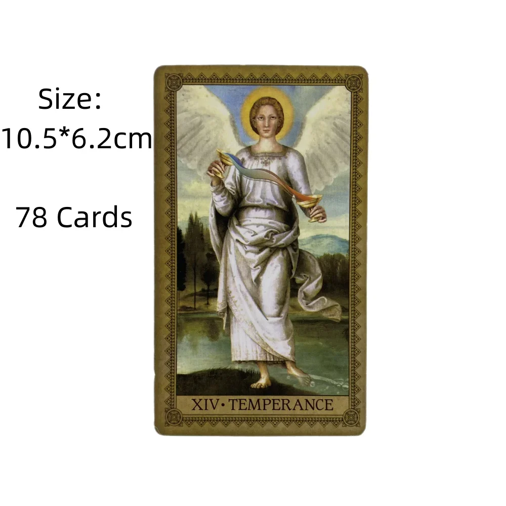 Influence Of The Angels Tarot Cards A 78 Deck Oracle English Visions Divination Edition Borad Playing Games