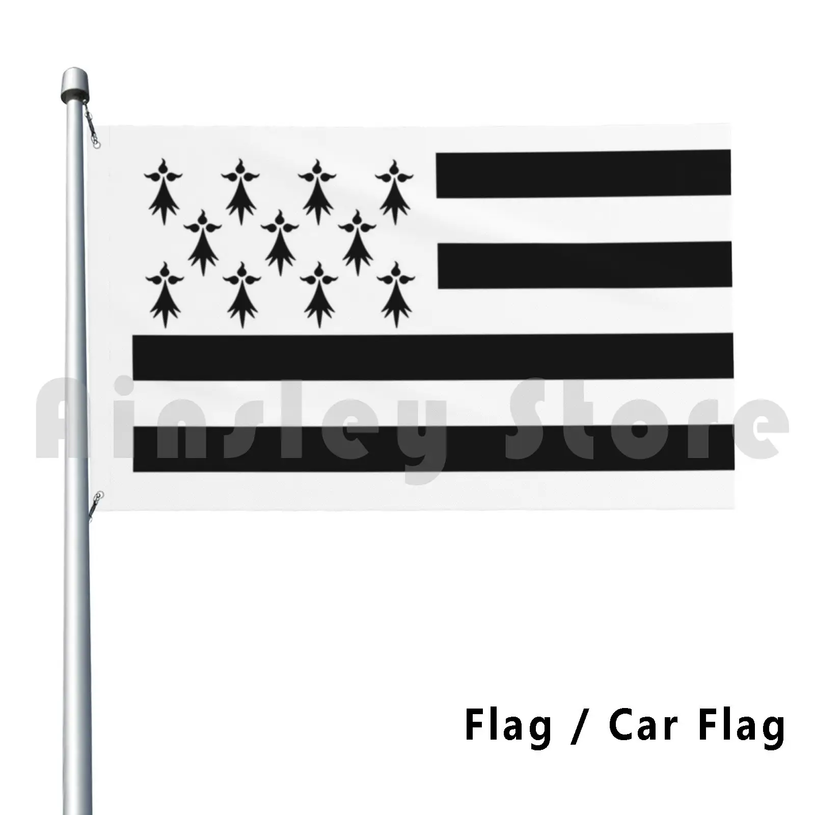 Breton Flag Flag Car Flag Funny Brittany Breizh Breton