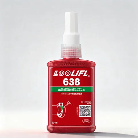 50ml Retaining Agent Green 638 Sleeve Retainer High-Strength Cylindrical Metal Component Locking and Sealing Anaerobic Adhesive