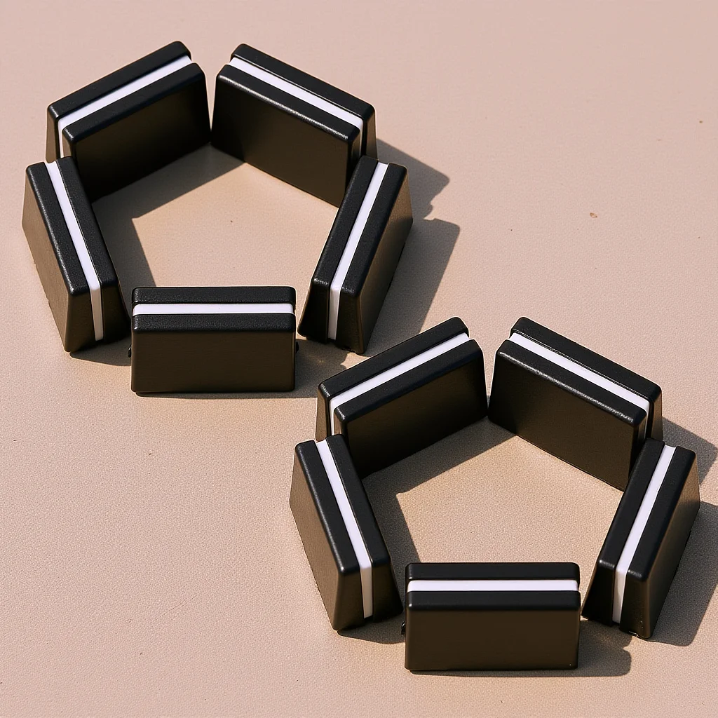 

10pcs Slider Caps 4Mm Inner Hole Replacement For Console Mixer Audio Equipment Dj Accessories Fader Knob Cap Black Abs