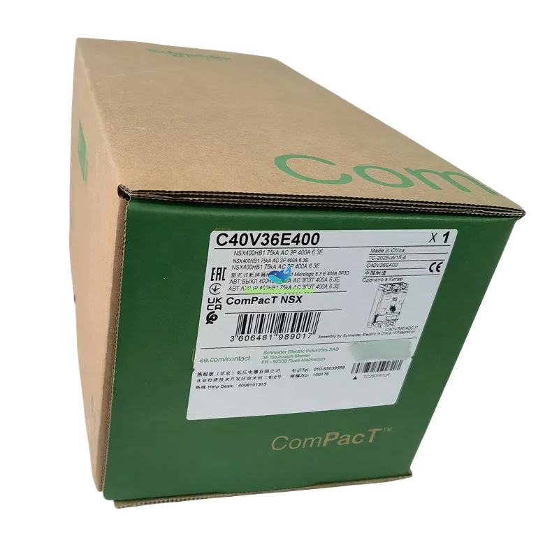 

New Original C40V36E400 - Circuit Breaker ComPacT NSX400HB1