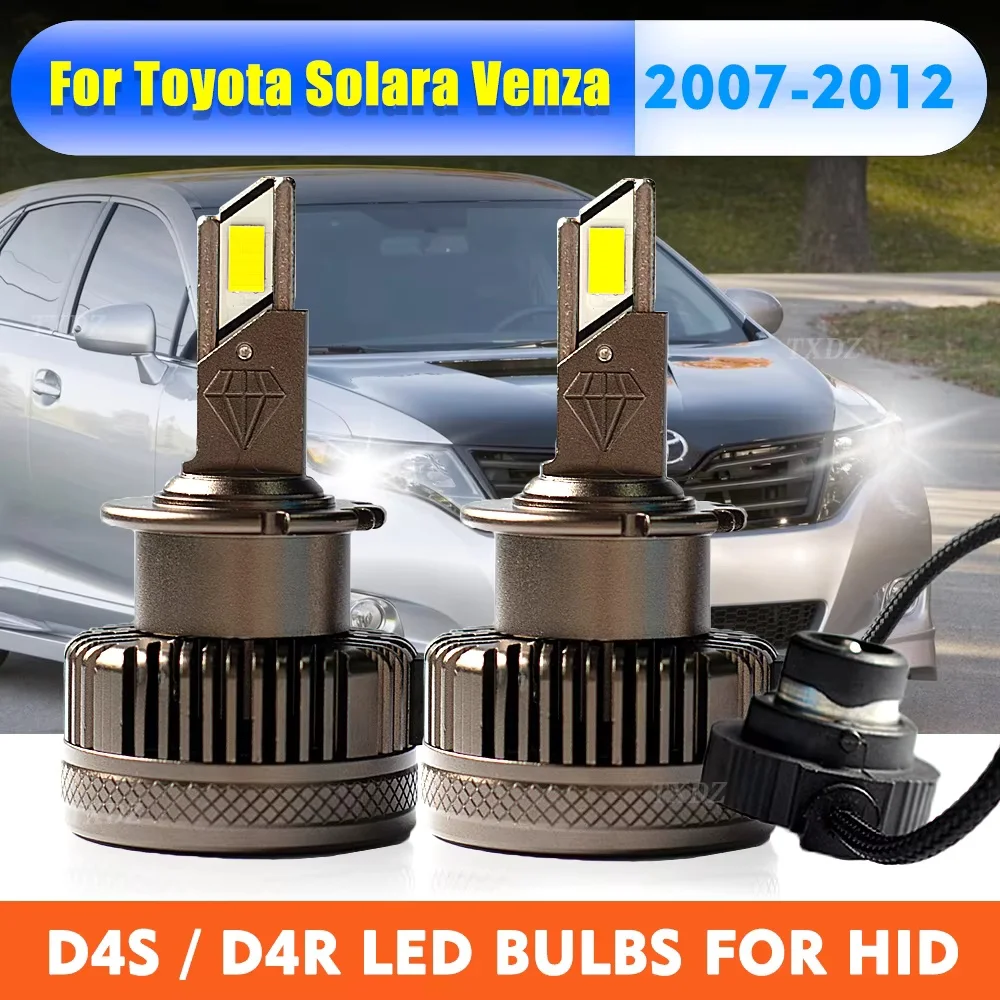D4S LED Headlights Bulbs 6000K 110W D4R Turbo Lights Auto Lamp HID Xenon Conversion Kit For 2007-2012 Toyota Solara Venza