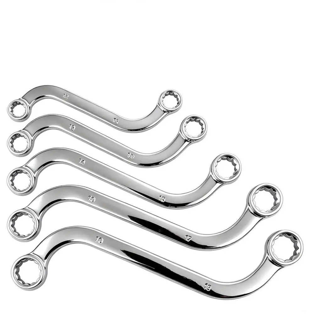 High Quality S Shaped Double End Wrench For YITOK Mechanic Tool Set Hardware Automotive Repair Spanner Chrome Vanadium