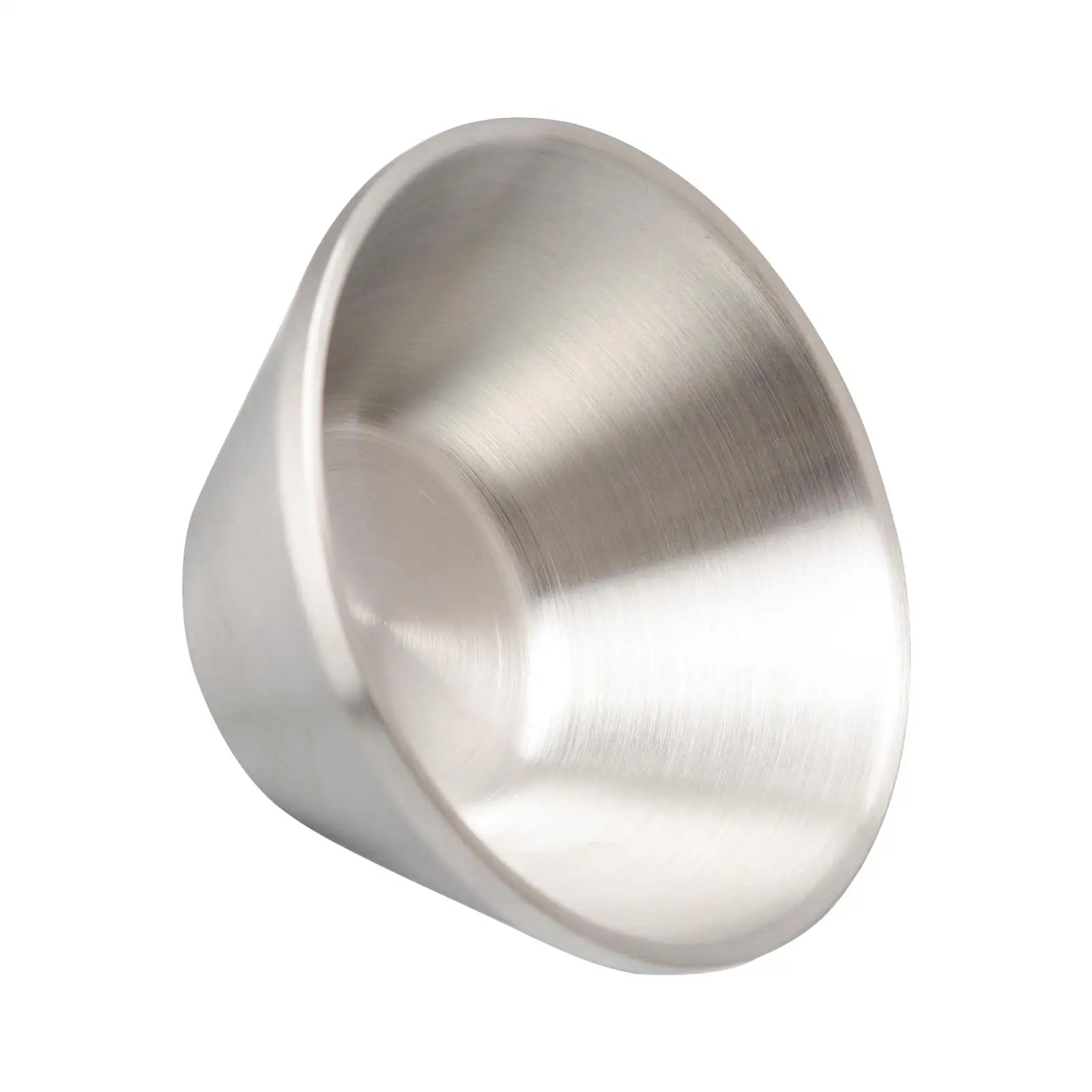 Stainless Steel Shaving Bowl Heat Retaining Tactile Texture Shave Soap Cup