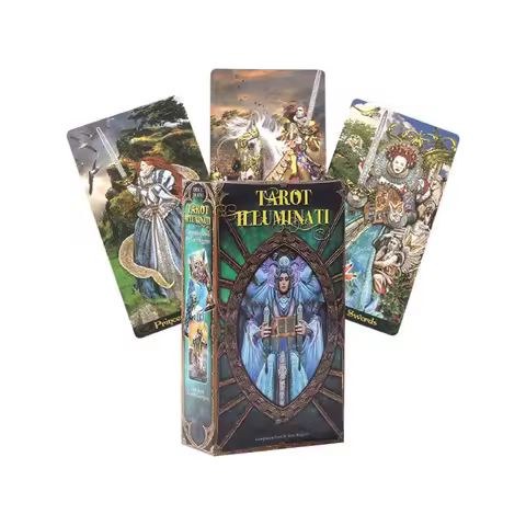Hot Selling illuinati Tarot Leisure Entertainment Card Family Gathering Divination Deck Tarot Board Playing Card Game