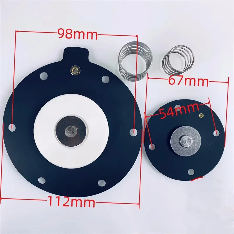 Diaphragm Bag-Type Pulse Electromagnetic Valve Nylon Diaphragm DMF-Z-40S/DMF-Y-40S 1.5-inch Dust Rubber Diaphragm