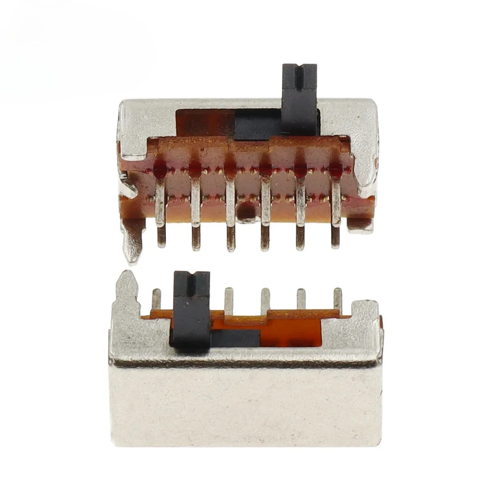 1000 قطعة SK24D02 تبديل التبديل SK24D02VG5 12Pin 2P4T الشريحة التبديل مقبض عالية 5 مللي متر SK-24D02 #4