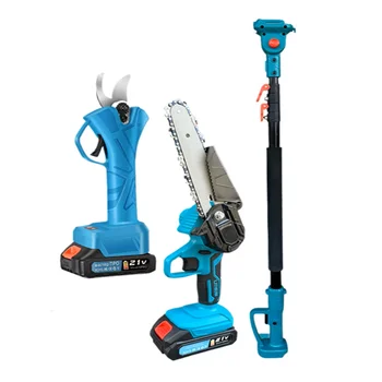 ブラシレス電気剪定ばさみ,太い枝,拡張伸縮ポール,果樹,庭,高い枝