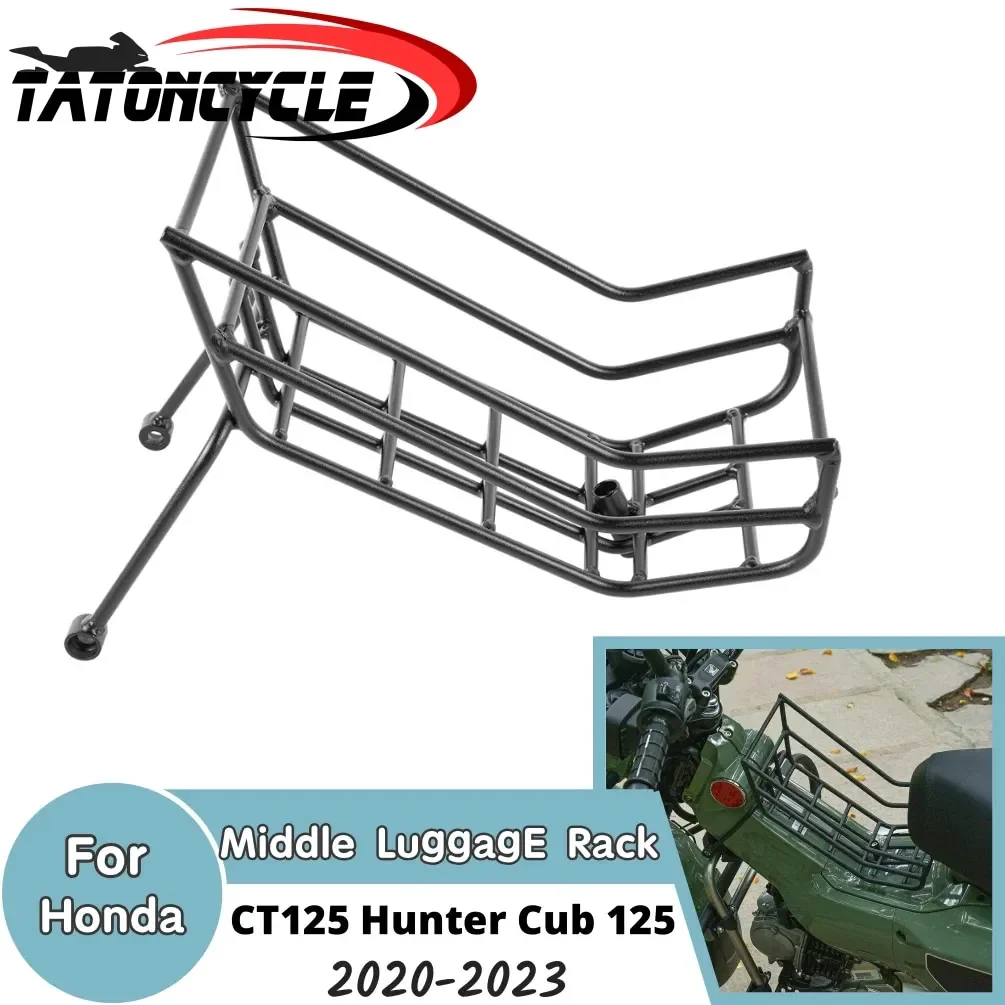 CT125 Center Rack for Honda CT/Trail 125 20-24 Motorcycle Mid-shelf Seat Carrier Luggage Bracket Holder Accessories