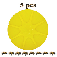 5PCS Beekeeping 8 Ways Escape Outlet Output Round Disc Plastic Colony Rapid Run Hive Apis Farm Apiculture Equipment Supplies