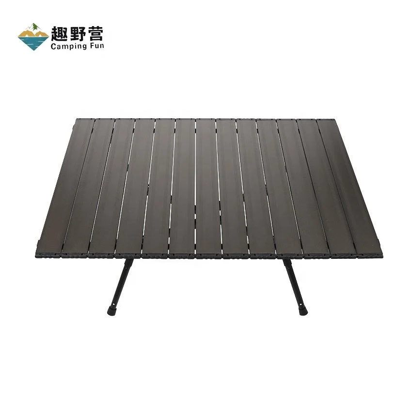 Ultra-Lightweight Aluminum Camping Table Quick-Folding and Easy-to-Assemble Outdoor Furniture for Portable Picnics