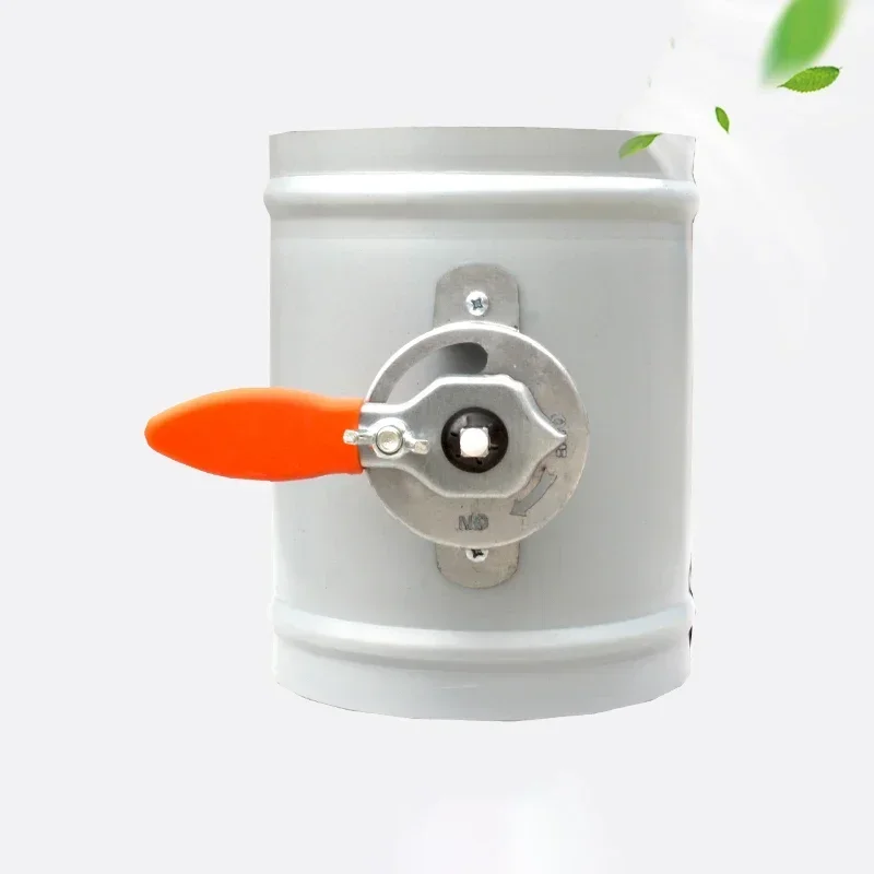 Galvanized HVAC Damper Manual HVAC Air Duct Damper Round Zone Dampers Actuator Volume Damper 76 80 100 125 150 200 mm