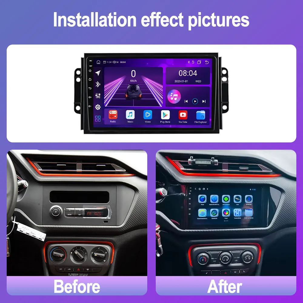 Android 14 Car Radio For Chery Tiggo 3X 3 2 2016-2018 9