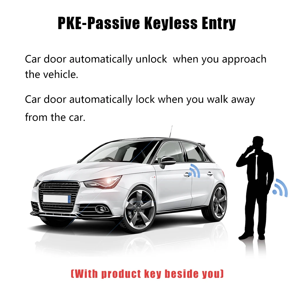 For Ford Car Upgrade Engine Push Start Stop System Remote Starter PKE Keyless Entry Car Accessories