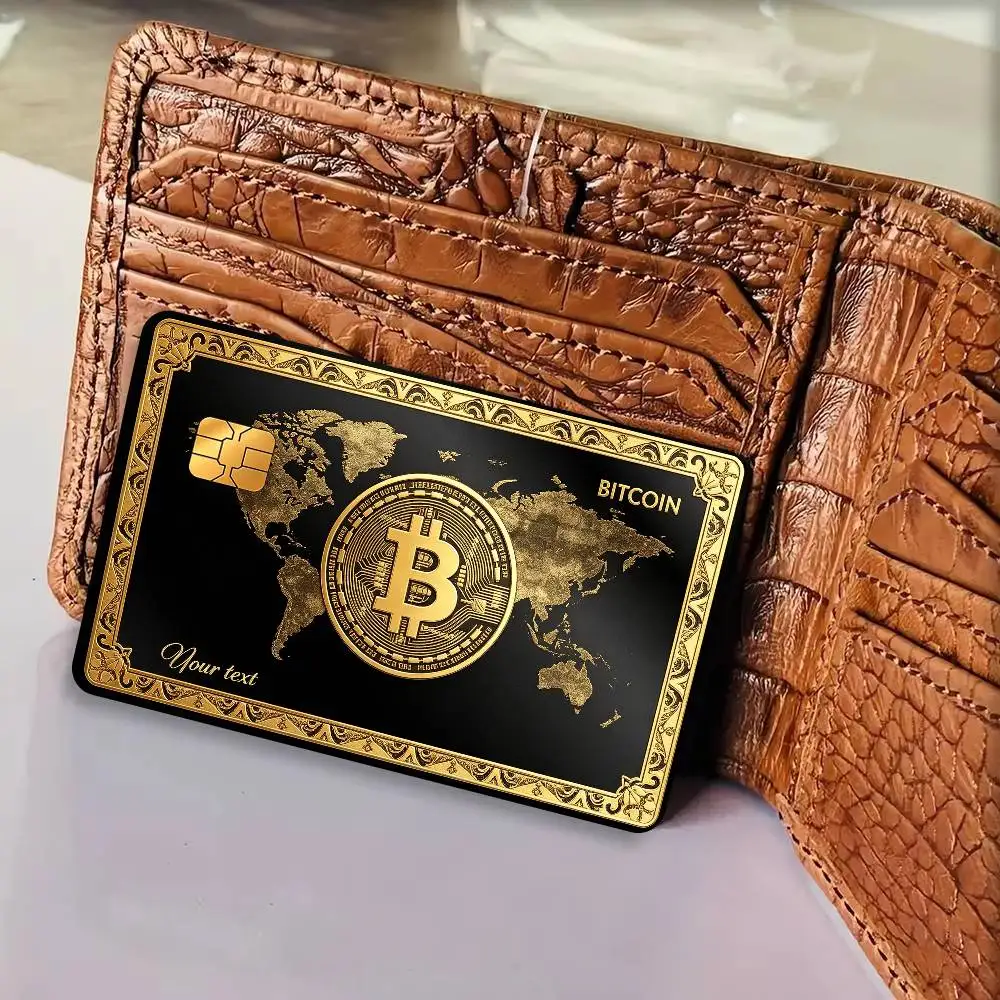 Bitcoins Fashion  Spend or Save Funny Shell Ultra Thin No Fade Sticker Cover Film for Debit Credit Card