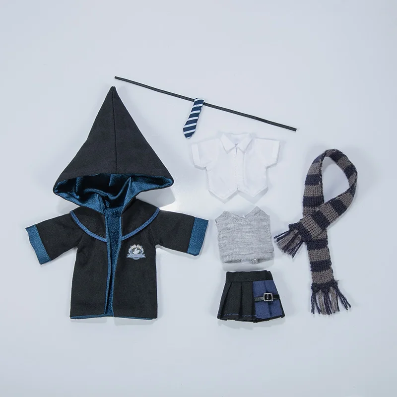 OB11 Doll Clothes Magic Academy Suit Magic Robe Vest Skirt or Pants Shirt Tie for Molly, Obitsu11, 1/12bjd, YMY, GSC Body Gift image 3