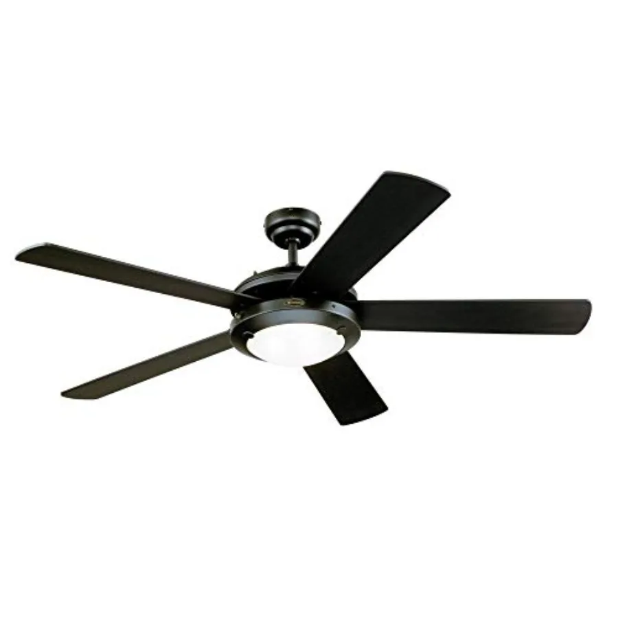 

7224200 Comet Indoor Ceiling Fan with Light Matte Black - Energy-Efficient Home Ventilation Solution with Integrated LED Lighti