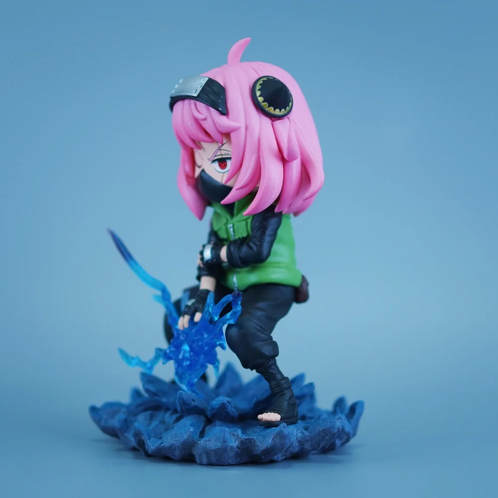 19 سنتيمتر/7.48in أنيمي ناروتو الشكل أنيا مزور تأثيري هاتاكي كاكاشي عمل أرقام بولي كلوريد الفينيل تمثال جمع نموذج اللعب الهدايا