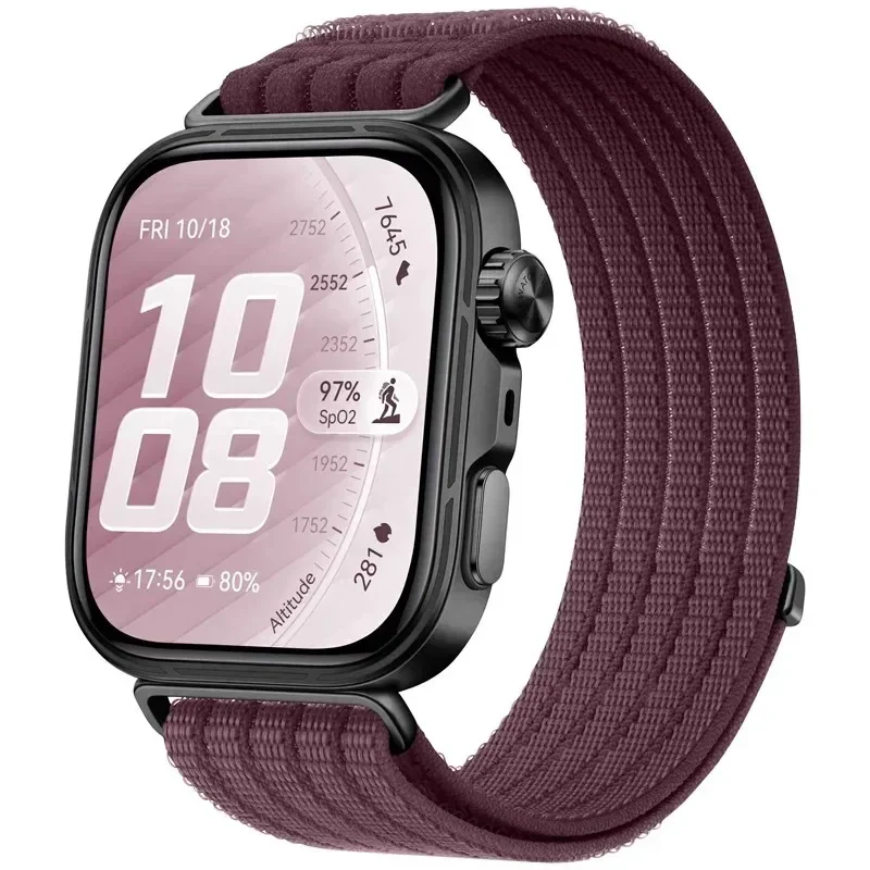 Offizielles geflochtenes Armband für Huawei Watch Fit 5 Pro/5 4 3, austauschbares Nylon-Schlaufenarmband für Huawei Watch Fit 4 Pro/Fit 5 Pro – Detail 16