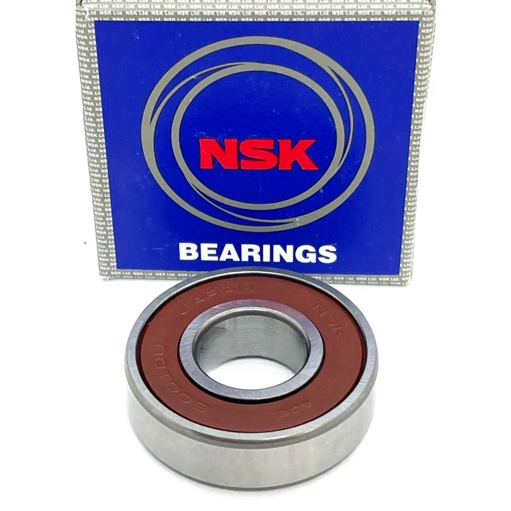 NSK 6001 DDU C3 DEEP GROOVE BALL BEARING, RUBBER SEALED 12x28x8 mm 6001-2RS