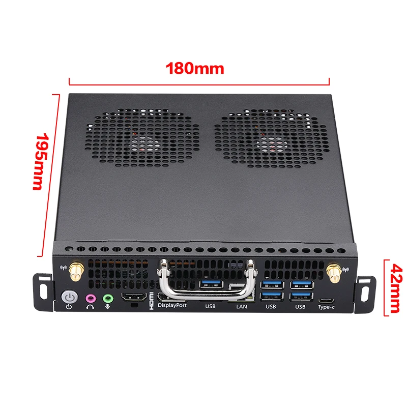 OPS computer plug type 1050 ti 4 g in 60 hz meeting showing teaching electronic whiteboard tablet machine host