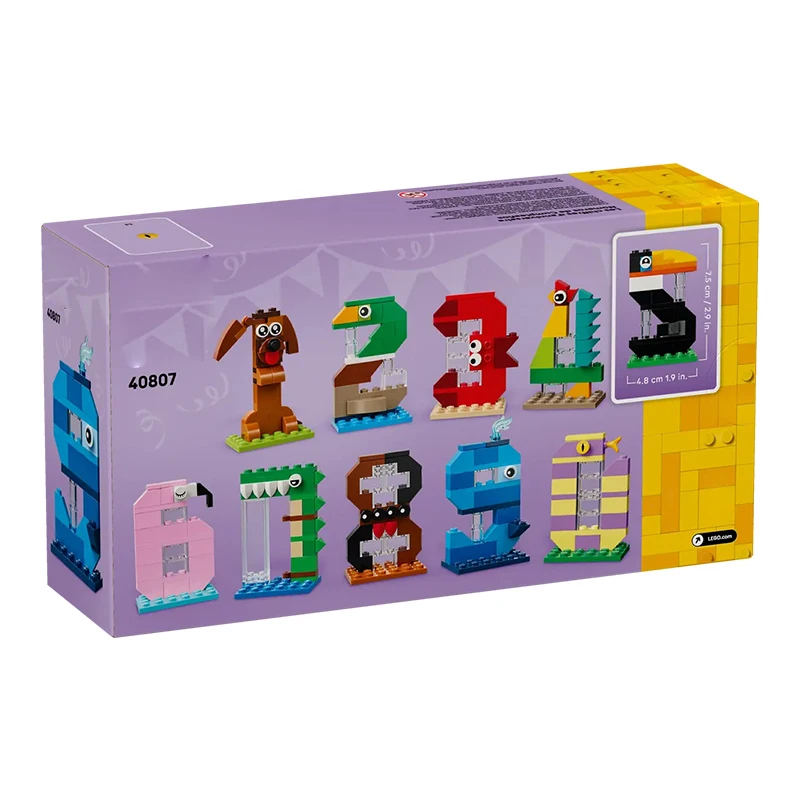 

MOC Number Building Bricks One To Ten Math Digital Transforms DIY Educational Blocks Desktop Ornaments Toy Kids Birthday Gifts