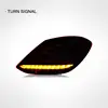 벤츠 W205 C 클래스 2014-2021 LED 자동차 미등 업그레이드, 다이내믹 스타일 디자인, 다이내믹 시그널 램프 액세서리, 페어 5