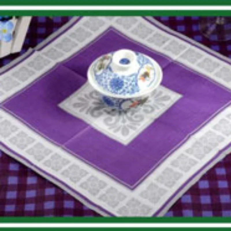 10/20 pz/borsa tovaglioli colorati tovaglioli di carta stampati gigli viola tovaglioli da sposa tovagliette di carta per feste bicchieri da vino Pape di fiori