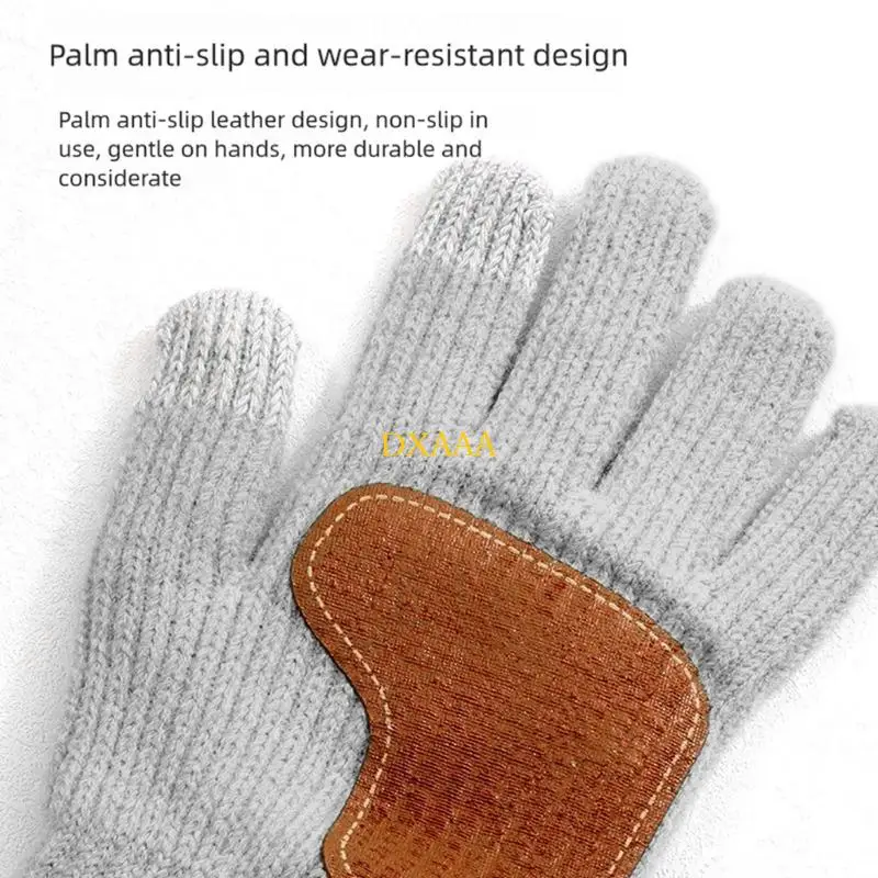DXAA USB Power Electric Heated Gloves Breathable Warm Heating Gloves for Cold Weather