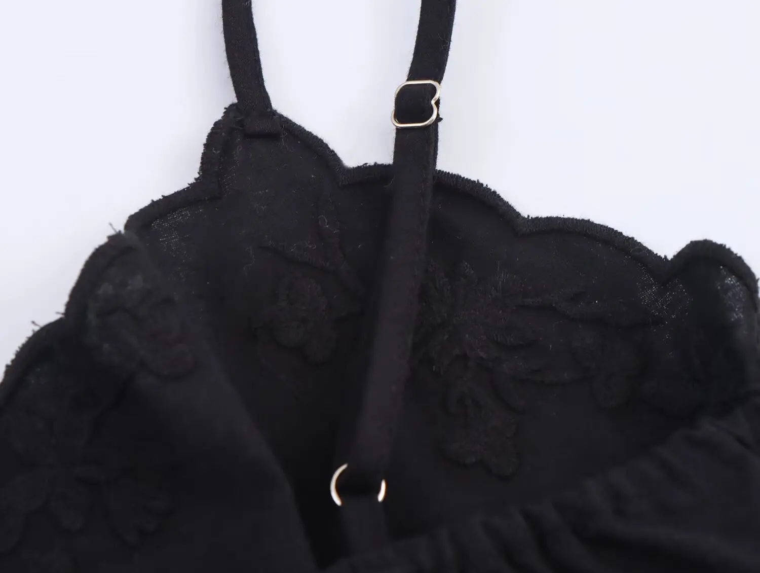 Maxdutti Women's Black Lace Cotton Embroidered Shirt Women's Hollow  Out Vacation Tank Top Women Blouse