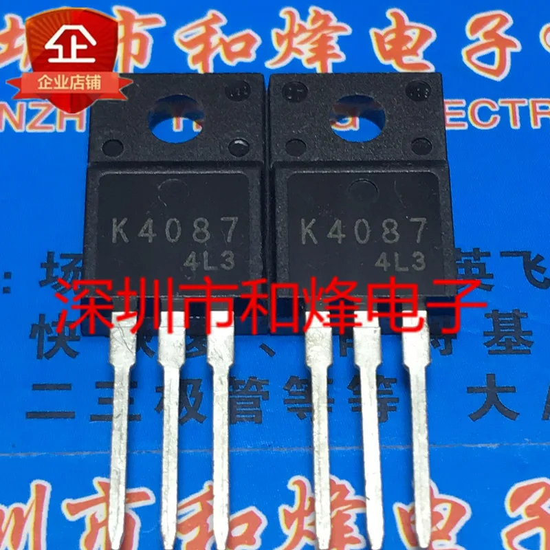 

30pcs original new 2SK4087 K4087 TO-220F 14A 600V