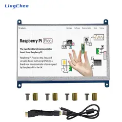 7 inch 1024x600 Not Touch HDMI LCD Display Raspberry Pi 7 inch  screen Monitor Compatible with Raspberry Pi/Banana Pi