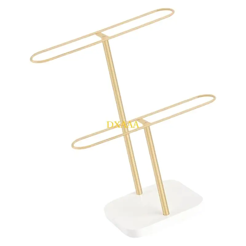 DXAA Sunglasses Stand with NonSlip Base Metal MultiLayer Glasses Holder Storage Solution for Collections and Shops Display