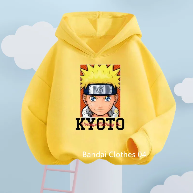 

Fashion Unisex Naruto Hoodie For Kids Children Boys Long Sleeves Sweatshirt Baby Kids Tops Girls Clothes 2-14 Years Streetwear