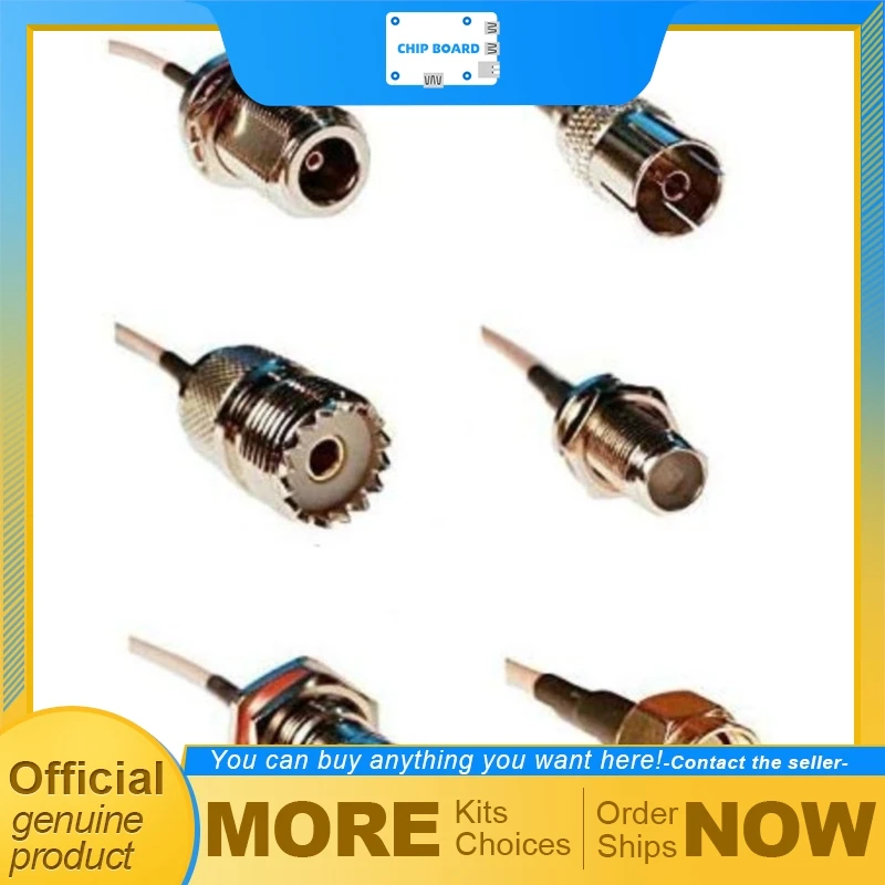 RTL-SDR Blog SMA Male to SMA M BNC F Type N F Type F F UHF F PAL F RG316 20cm Pigtail Adapters