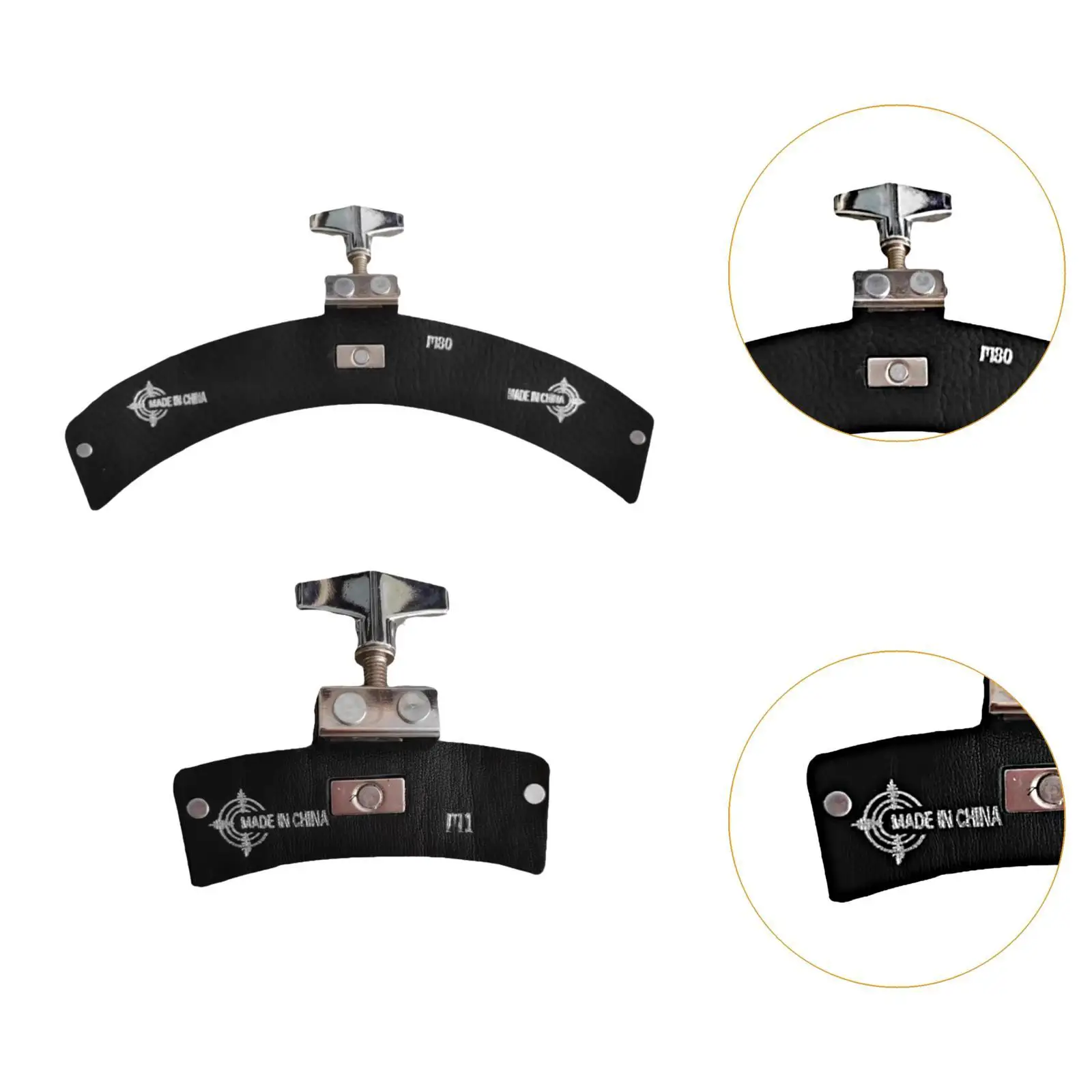 Drum Dampeners Pad ทนทาน Drum Mute Pad สําหรับ Bass Snare Percussion Instrument