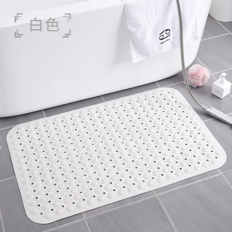 1pc Bathroom Non-slip Mat Round Hole Leakage With Suction Cup Safety Massage Non-slip Floor Mat Bathing Massage Cushion