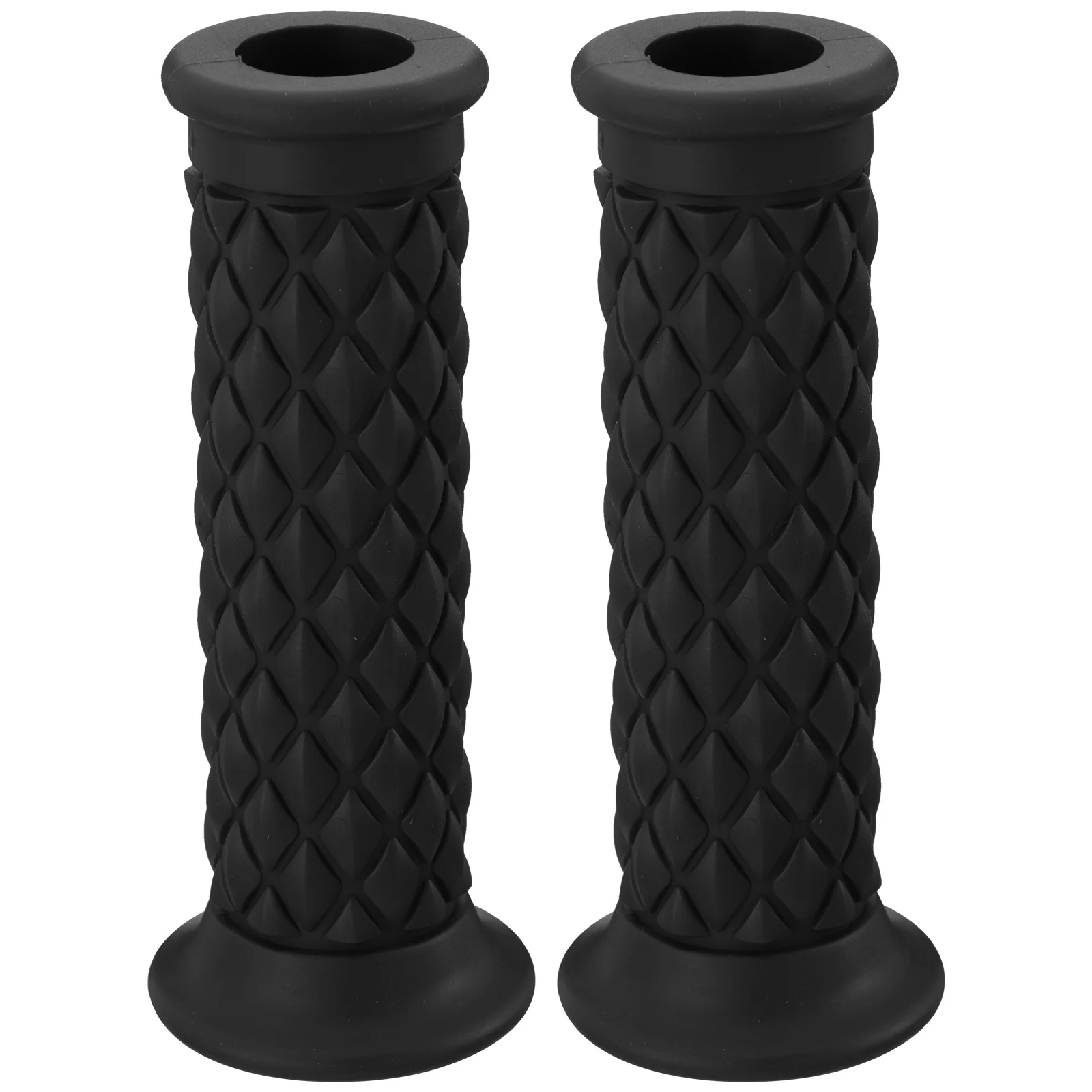 

1 Pair Retro Motorcycle Handlebar Anti-Slip Durable Rubber Motorbike Throttle Grip Motorcycle Accessories Hand Grip