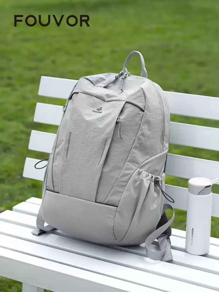 

Легкий рюкзак Fouvor, нейлоновый водонепроницаемый рюкзак большой вместимости, универсальные дорожные школьные рюкзаки для студентов, спортивная повседневная сумка 3073-03