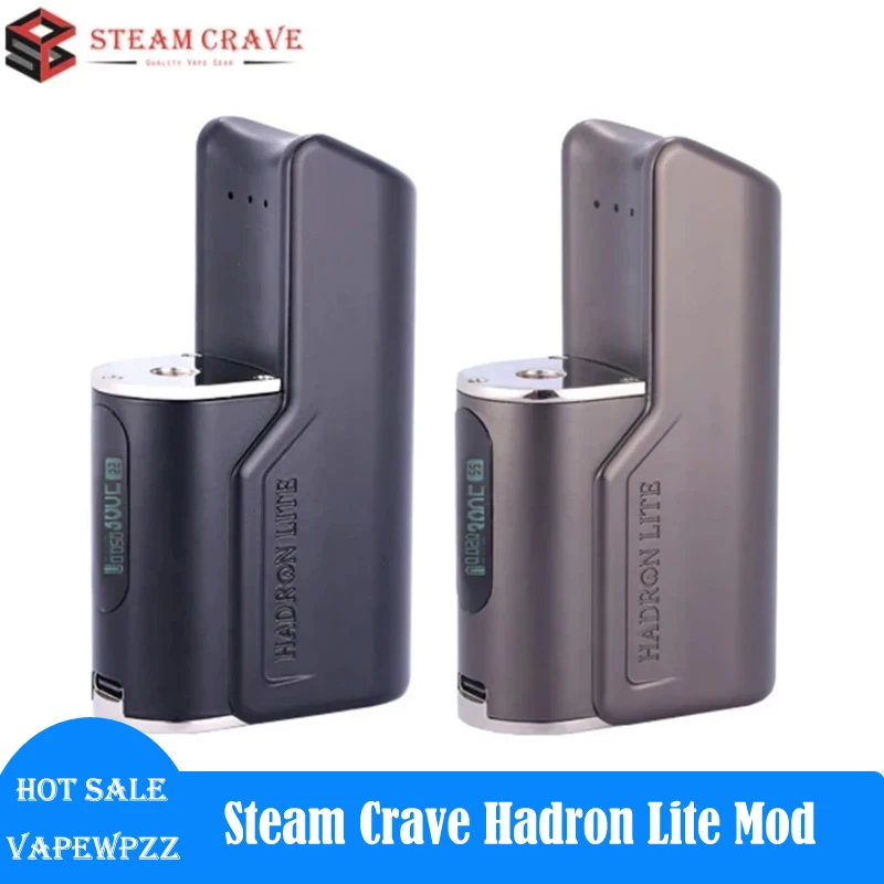 Original Steam Crave Hadron Lite Mod 100W Box Mod OLED display Support 18650/20700/21700 Battery Power Voltage TC Bypass Mode