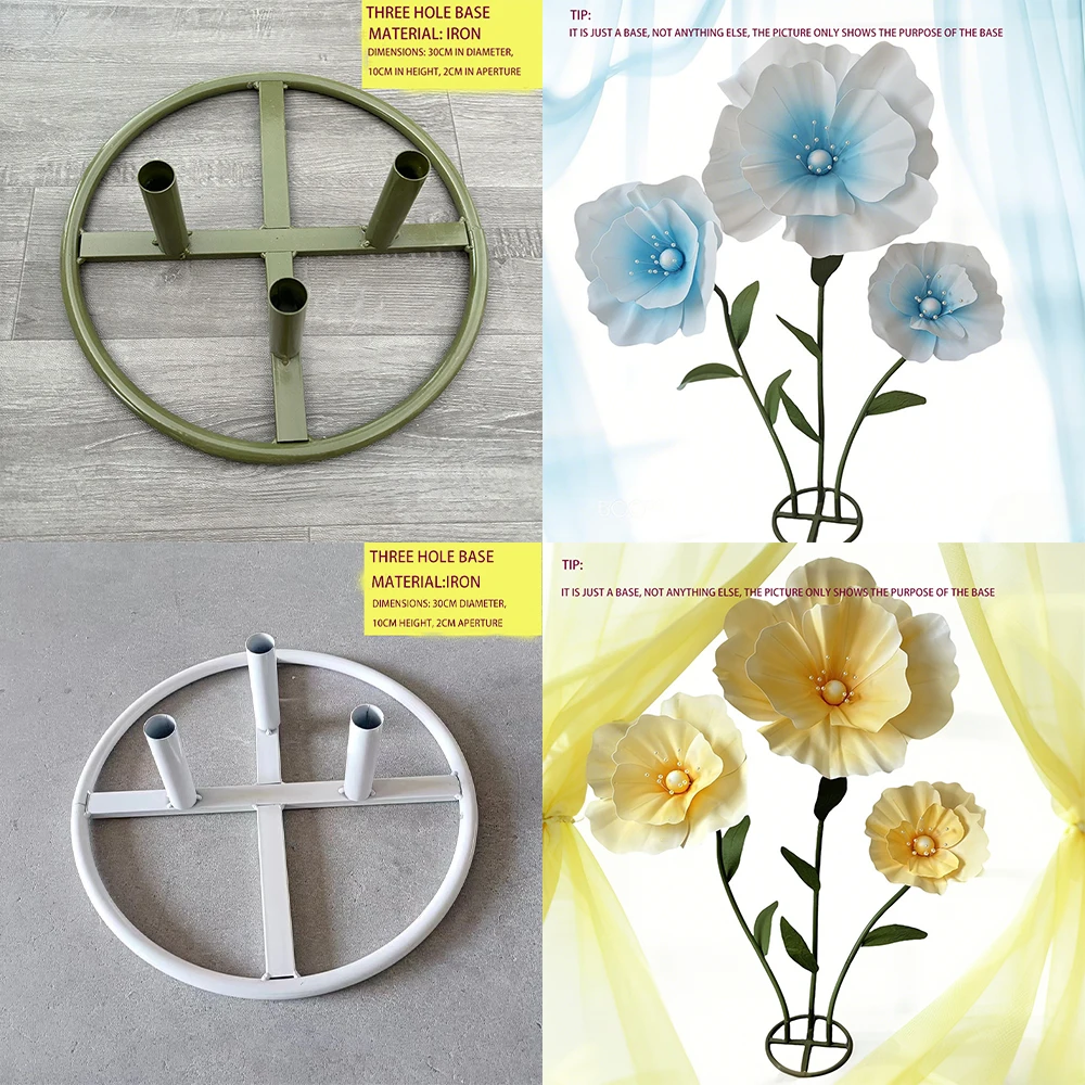

Base displays artificial flowers, multi-functional reusable accessories, subway stand for floral decoration at home