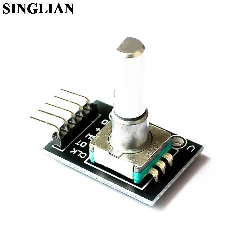 1PCS New 360 Degree Rotary Encoder Module KY-040 Without Thread For Arduino